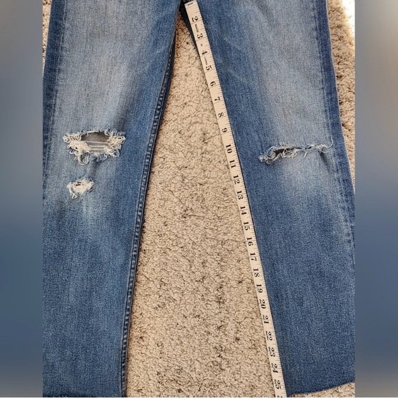 MOTHER high waisted Rider Ankle Fray - Picture 8 of 11